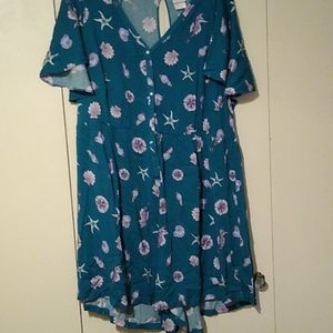 Little mermaid romper